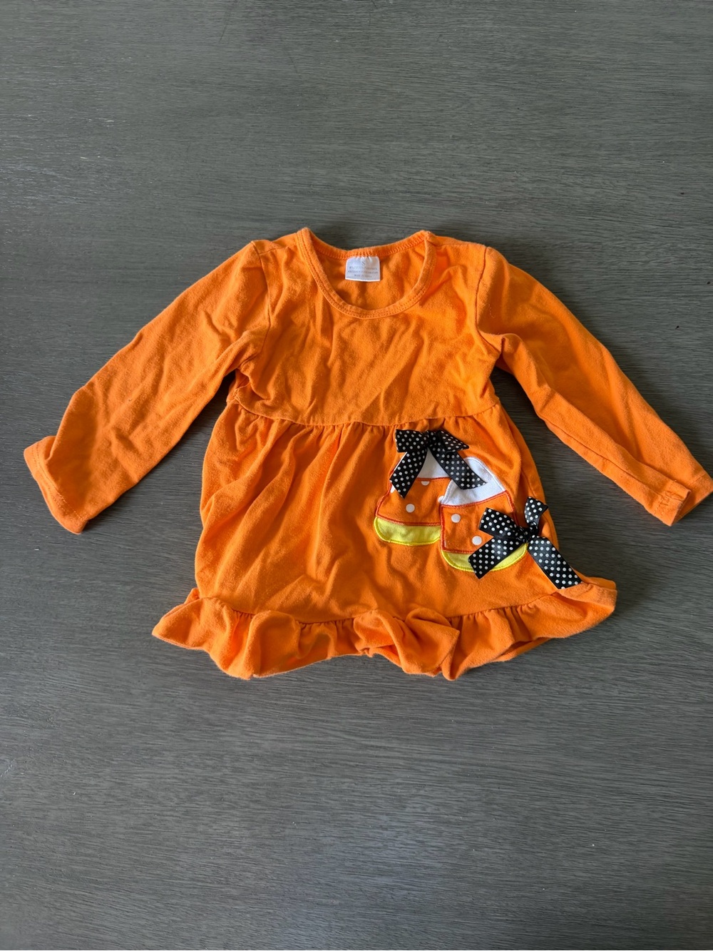 Orange Long Sleeve toddler shirt